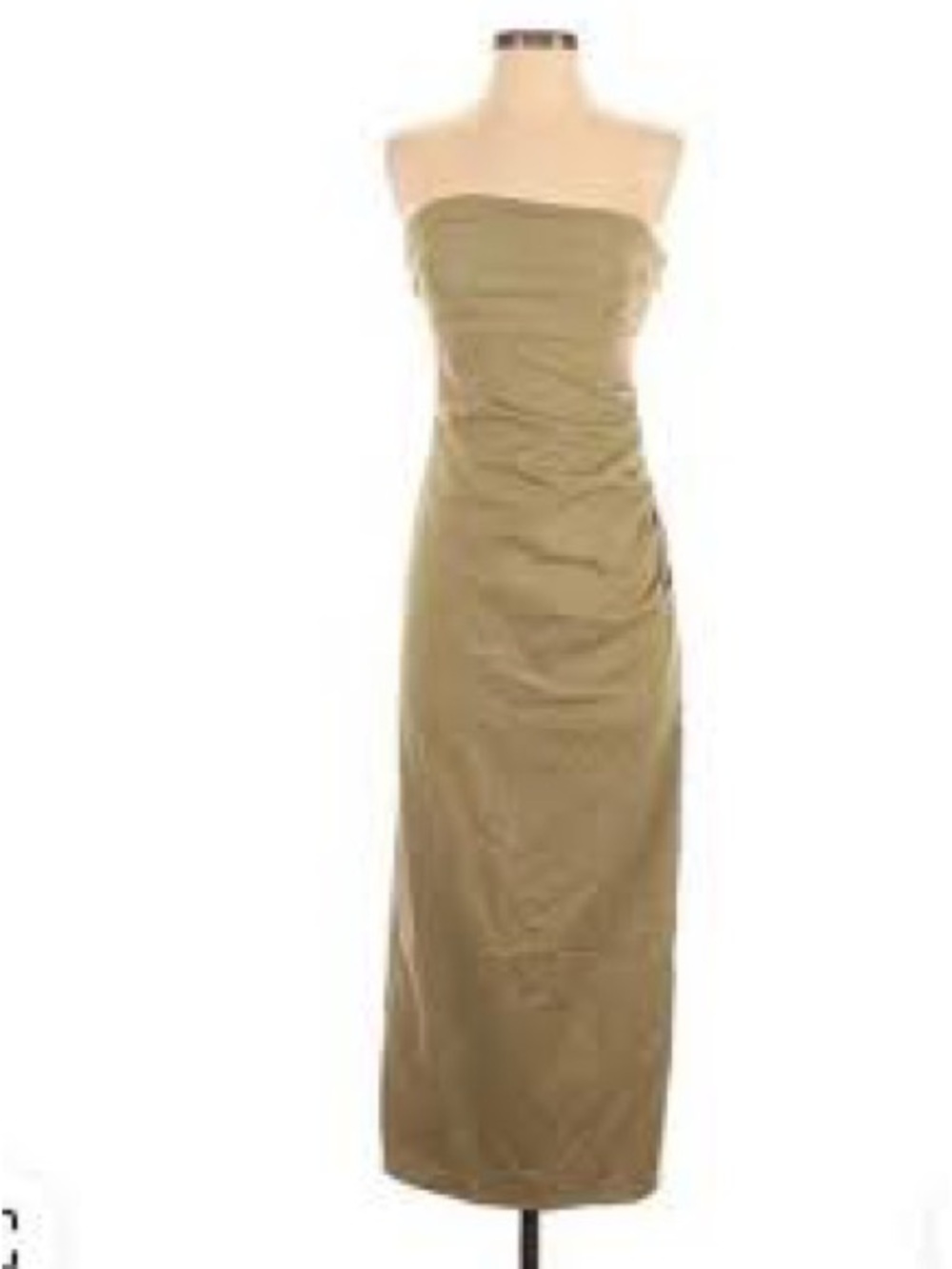 Zara maxi strapless dress